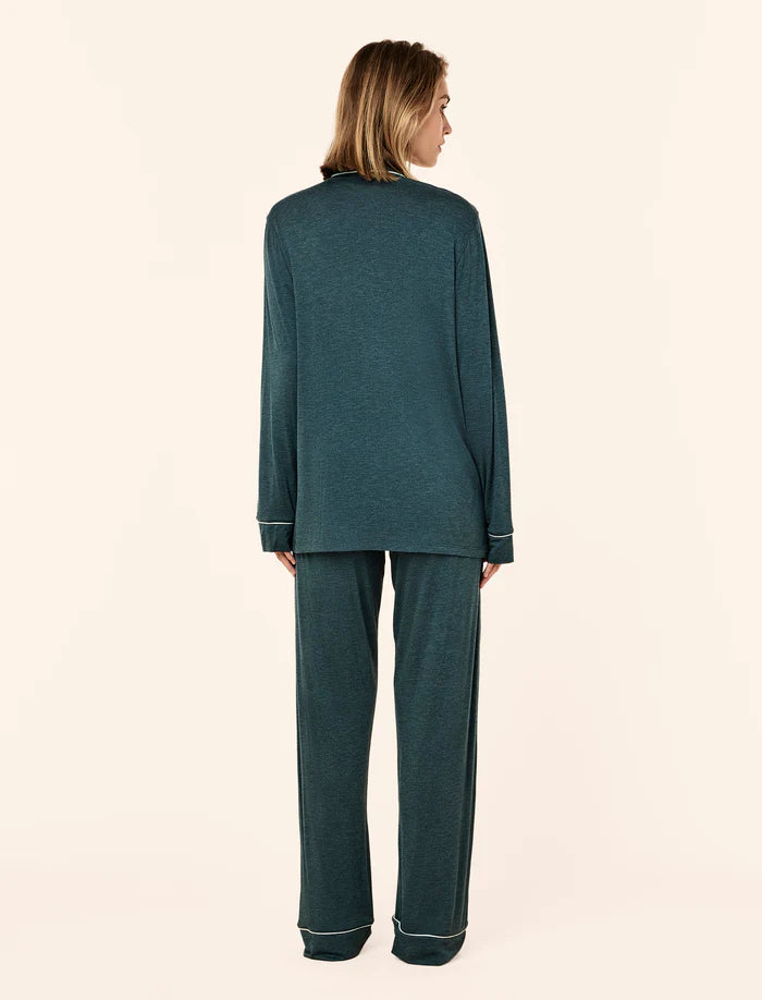 Papinelle Kate Modal Soft Full Length PJ Set - Deep Emerald