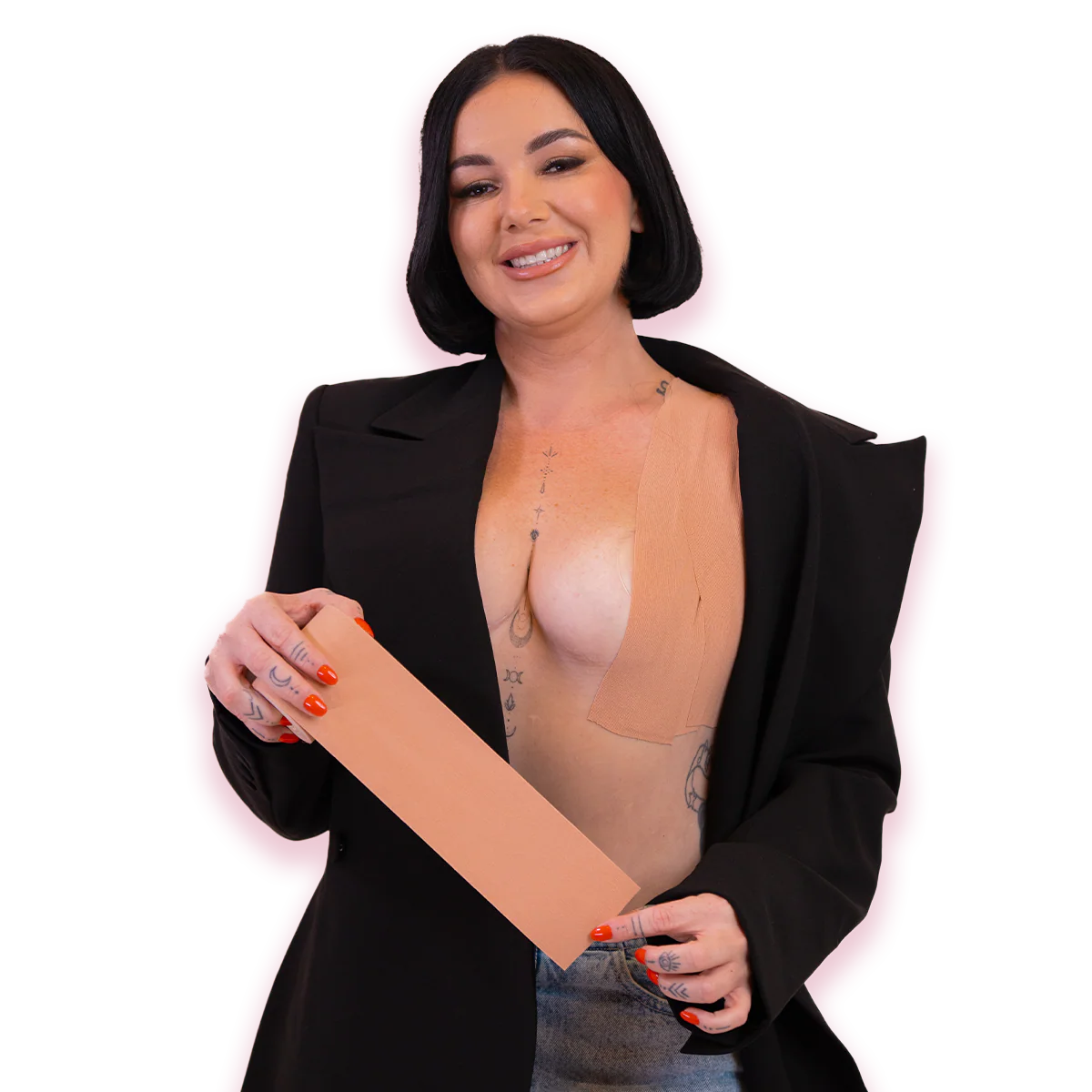 Extra Wide Booby Tape Nude