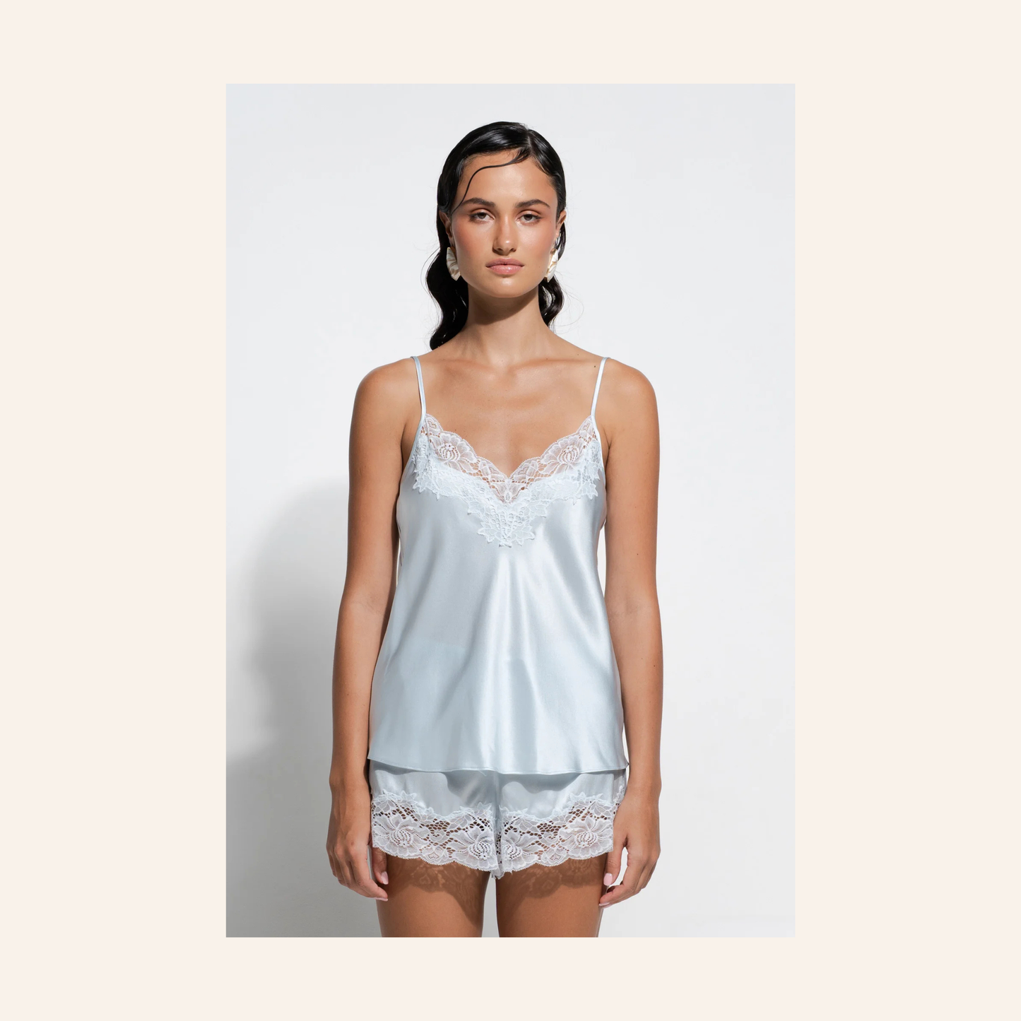 Ginia Silk Lace Set
