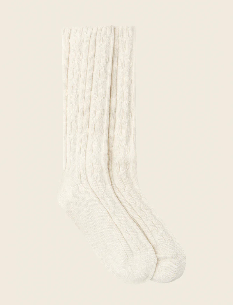 Papinelle Cable Cotton Socks