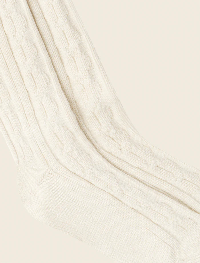 Papinelle Cable Cotton Socks