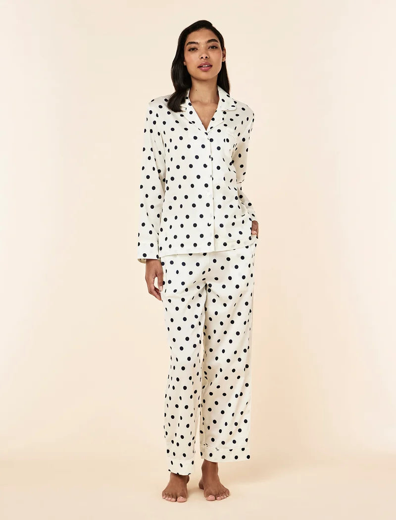 Papinelle Soft Cotton Spot Full Length Pyjama