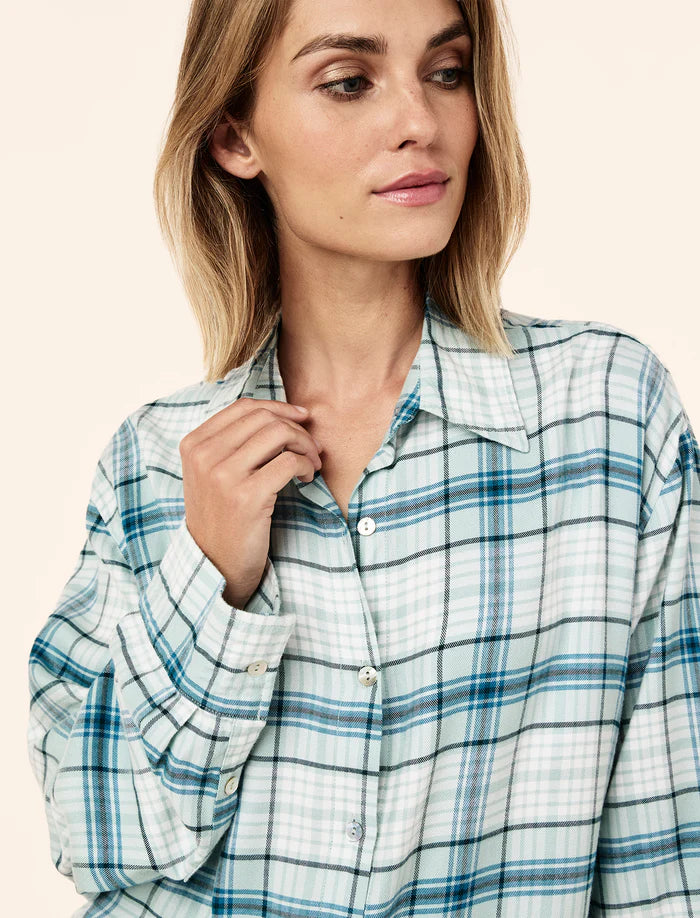 Papinelle Comfy Plaid Full Length PJ Set