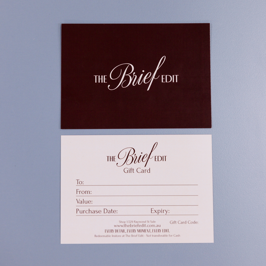 The Brief Edit Gift Card