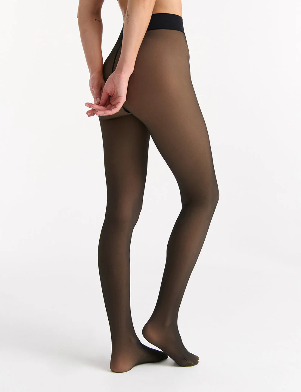 Ambra Sheer Fleece Lined Tights