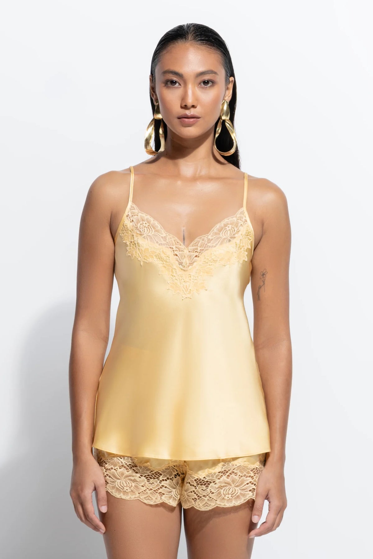 Ginia Silk Lace Set