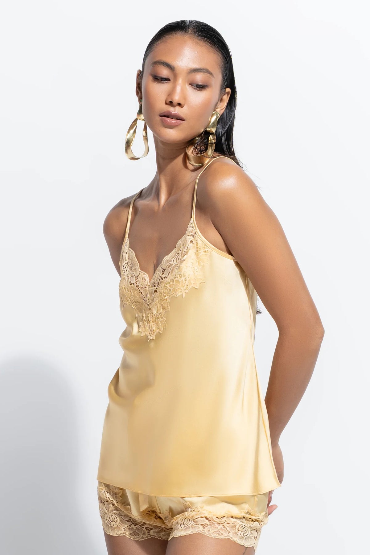 Ginia Silk Lace Set