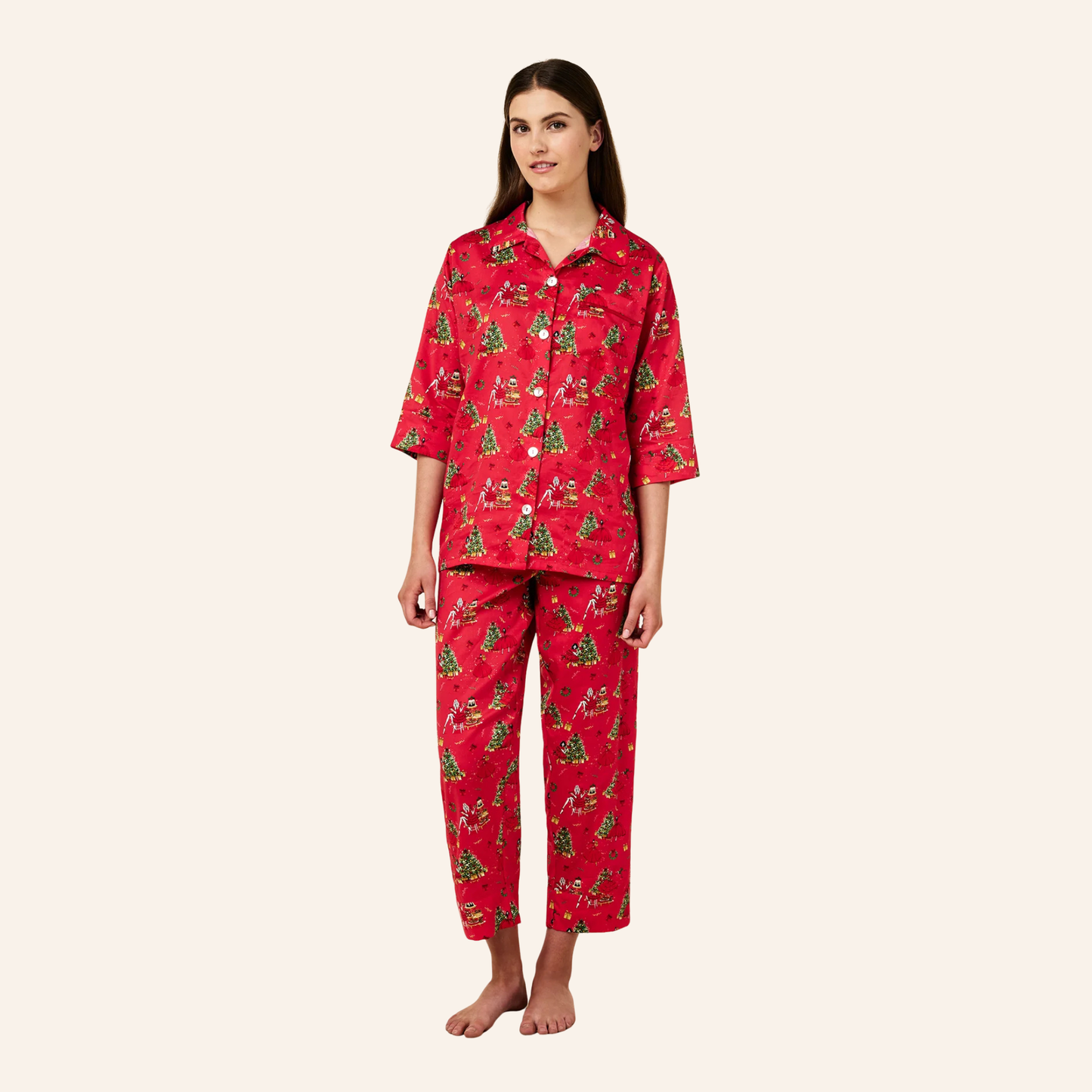 Papinelle Christmas Surprise Crop PJ