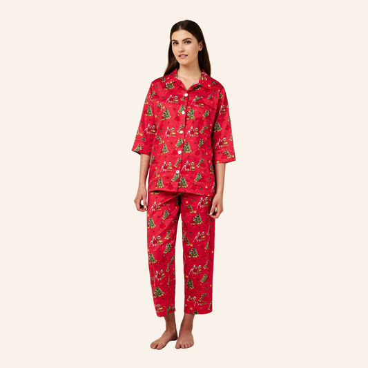 Papinelle Christmas Surprise Crop PJ